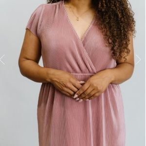 Baltic Born Dusty Rose Athena Pleated Maxi